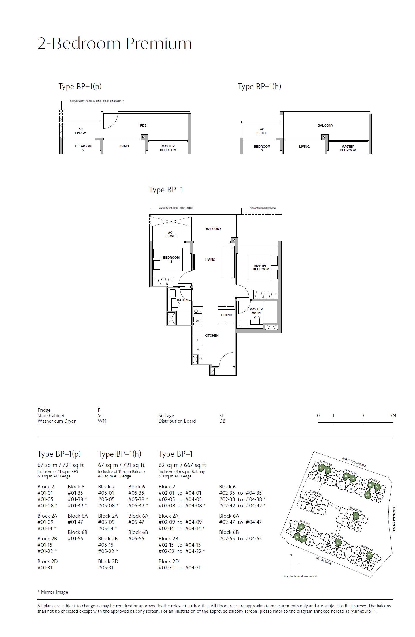 Royal Green 1 Bedroom Floor Plan 8